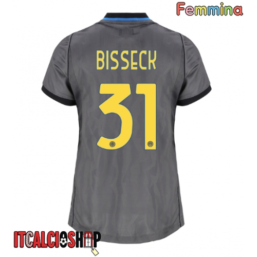 Inter Milan Yann Bisseck #31 Terza Maglia Femmina 2026-27 Manica Corta